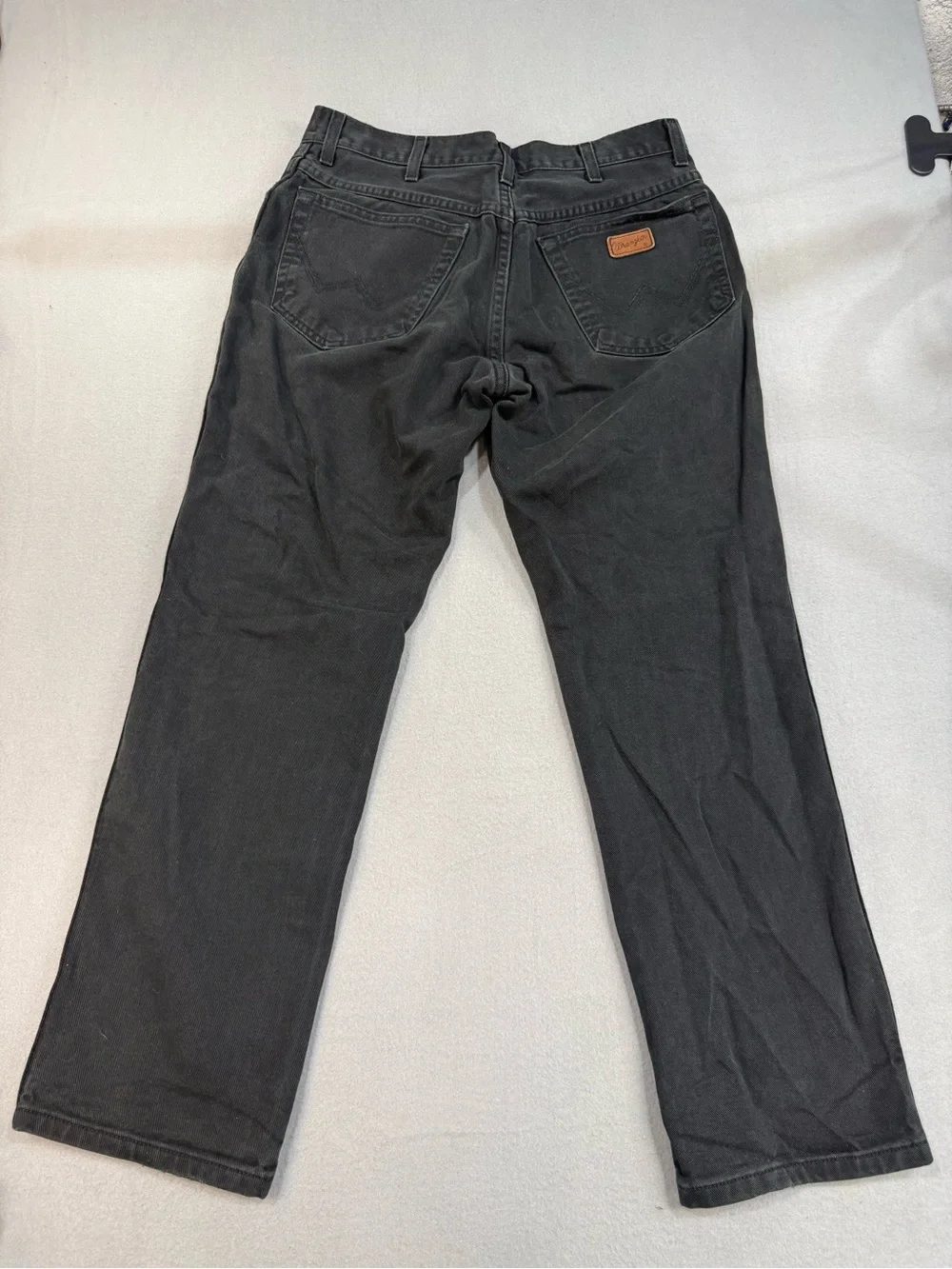 Vintage European Wrangler Texas 5130E Men's Straight Jeans in Black 33x30